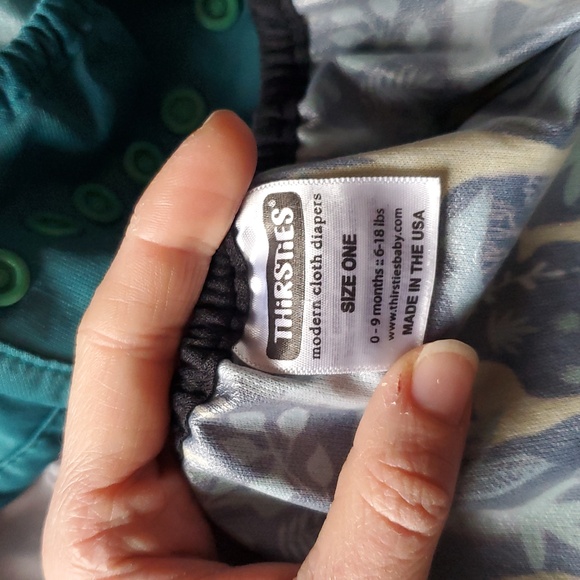 Thirsties Size One Cloth Diaper Covers - Picture 2 of 5